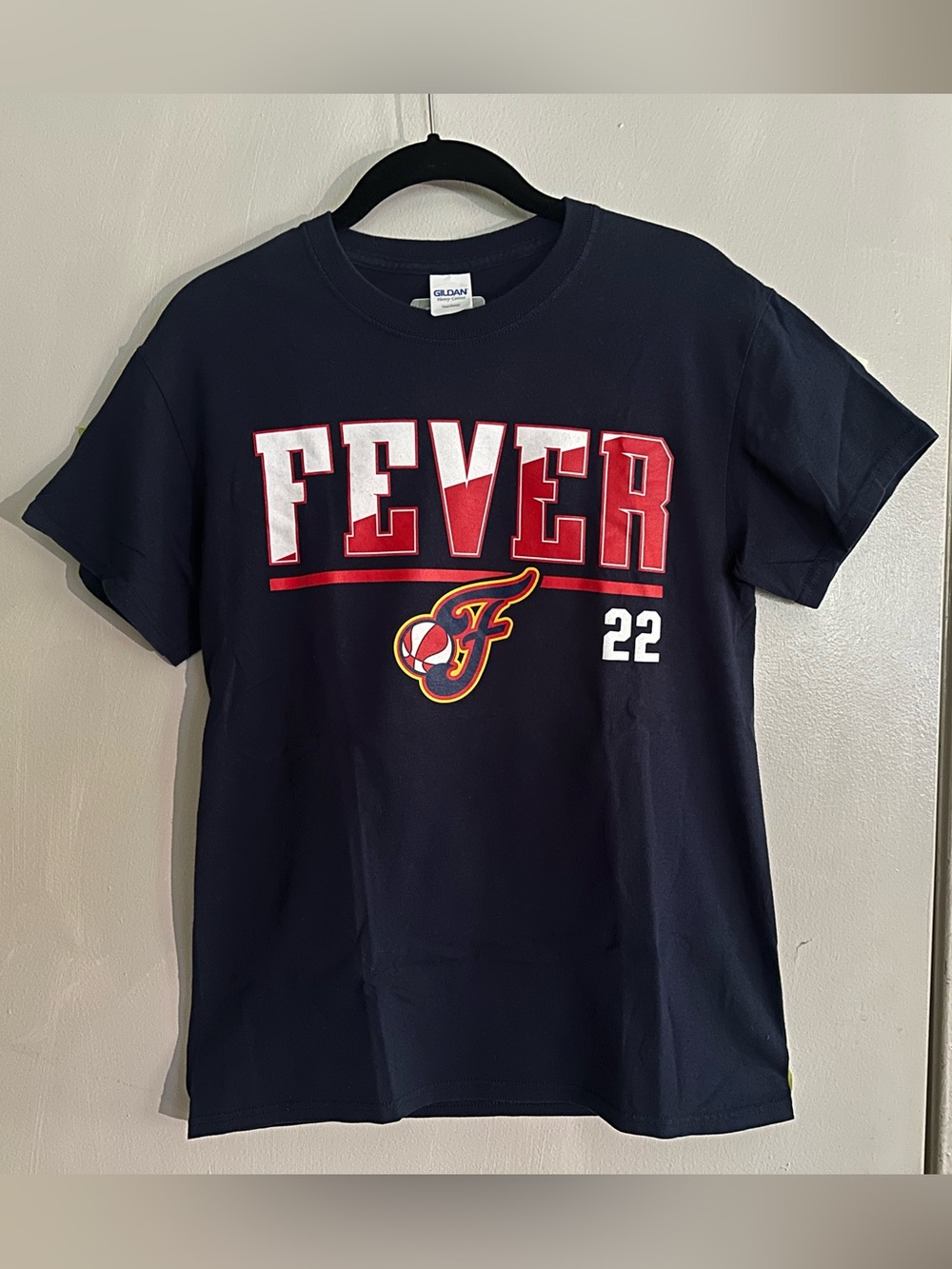 Indiana Fever Caitlin Clark #22 Navy WNBA Graphic Tee Size Small